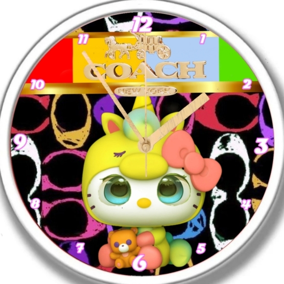 Hello kitty coach clock - Picture 3 of 3
